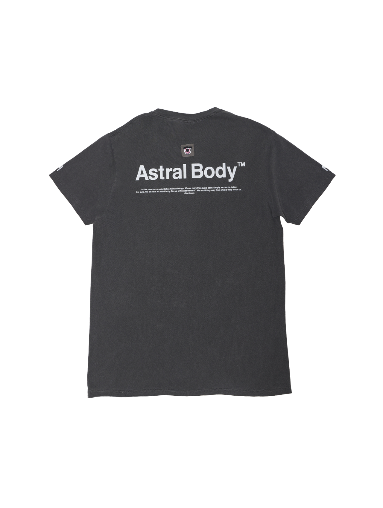 Astral nipple T shirt (GRAY) – Astral Body