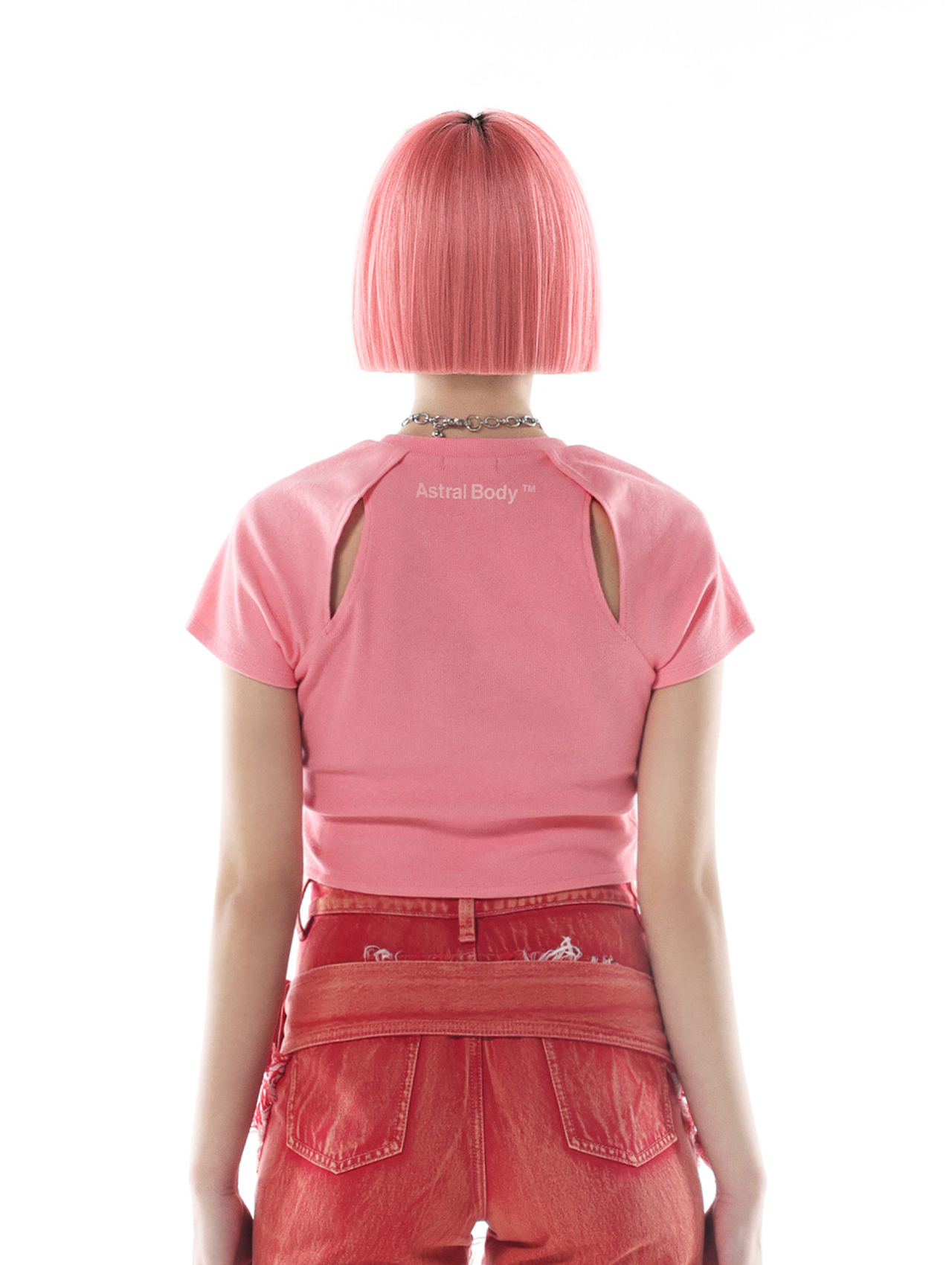 トップス ASTRAL BODY Astral pichi T shirt (PINK)M Astral pichi T shirt (PINK) – Astral Body