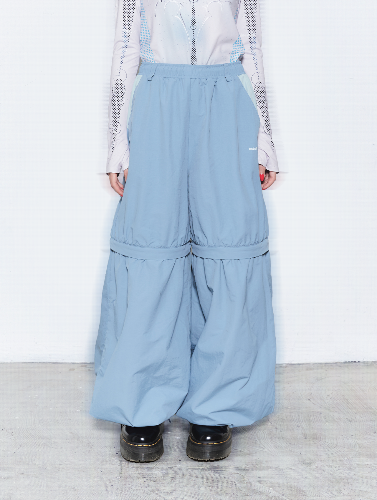 ASTRAL DETACHABLE WIDE PANTS, MORNING